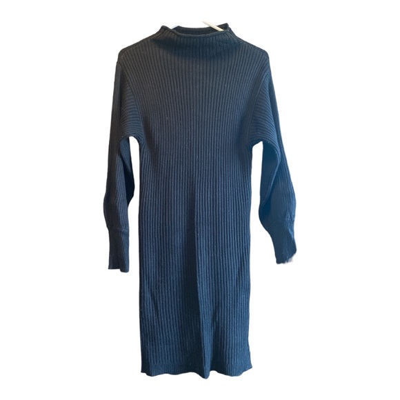 RD Style women’s knit blend ribbed midi long sleeve sweater dress size S/P - Picture 1 of 8